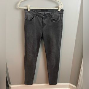 JBrand Skinny Stonewashed Gray Jeans. Size 30